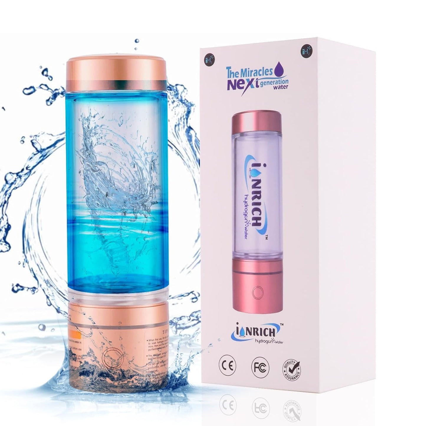 IONRICH HYDROGEN WATER Bottle